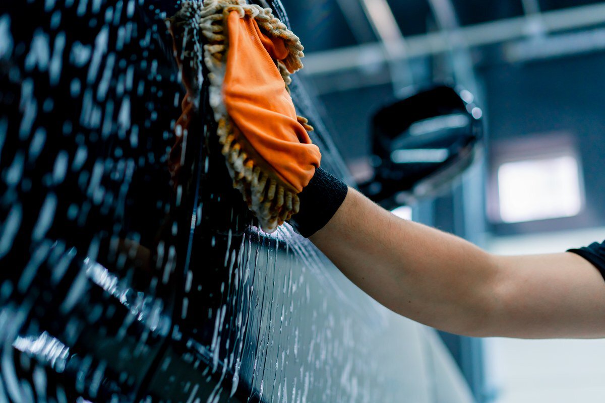 microfibre outdoor car wash